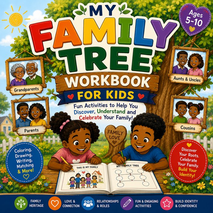 My Family Tree Workbook for Kids