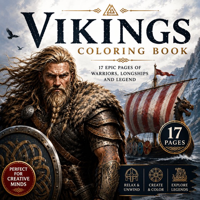 Vikings Coloring Book