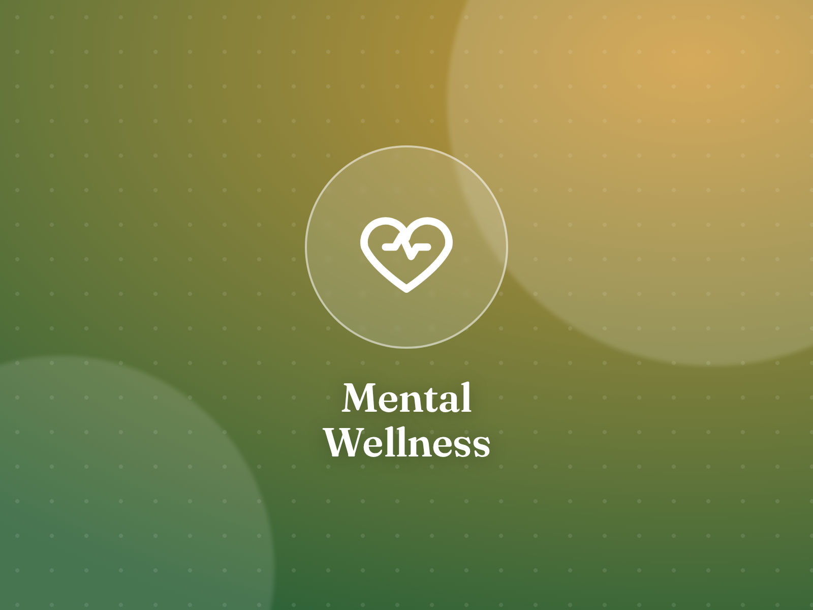 Mental Wellness program